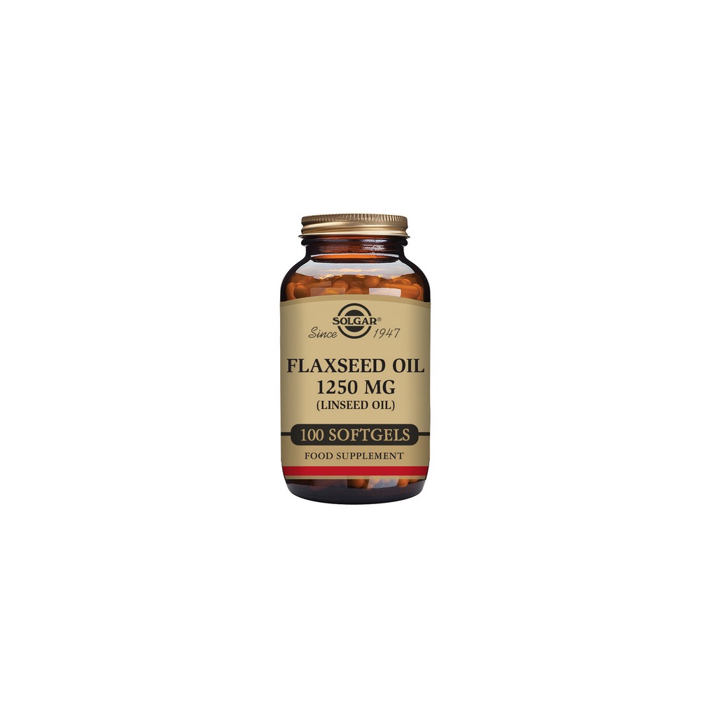Solgar Flaxseed Oil 1250mg Softgels