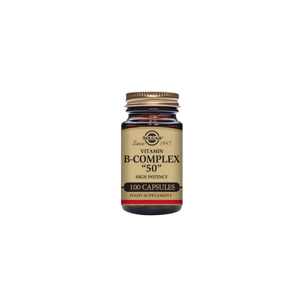 Solgar Vitamin B-Complex “50” High Potency Vegetable Capsules