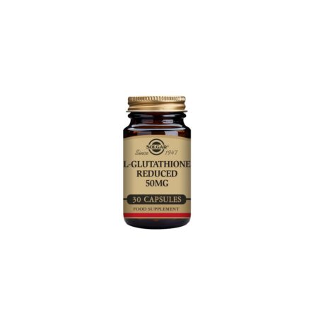 Solgar L-Glutathione Reduced 50mg Vegetable Capsules