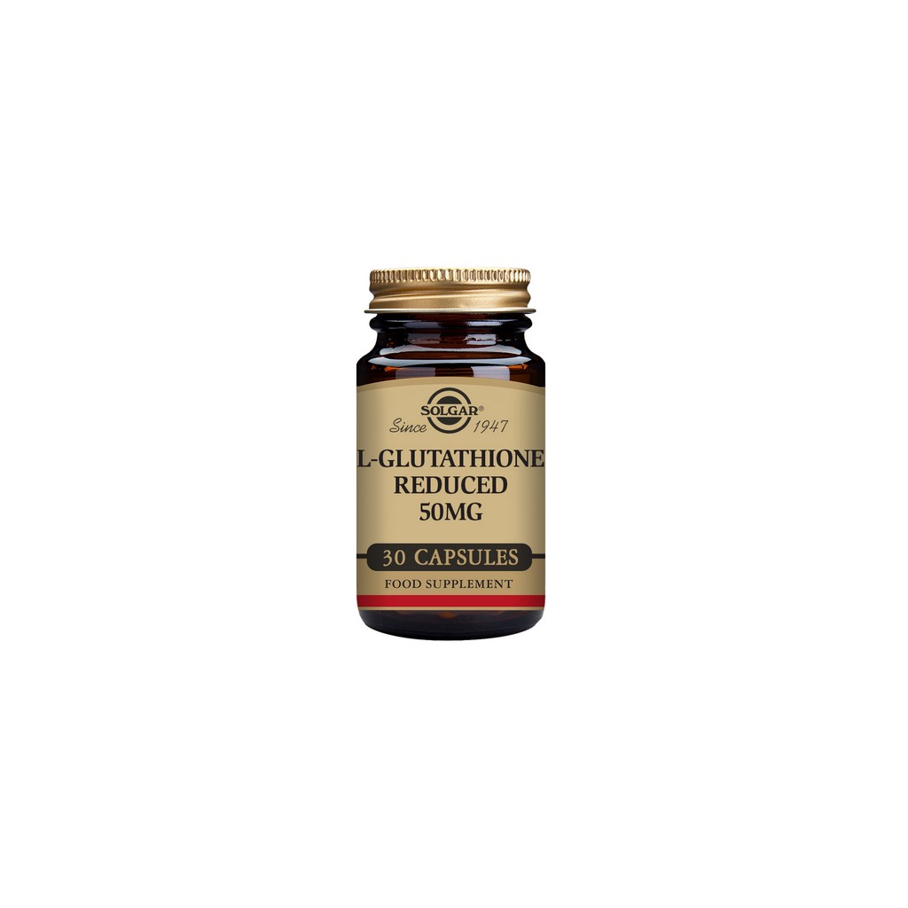 Solgar L-Glutathione Reduced 50mg Vegetable Capsules