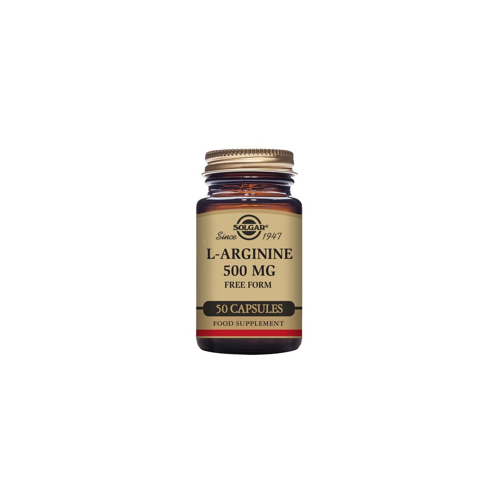 Solgar L-Arginine 500mg Vegetable Capsules