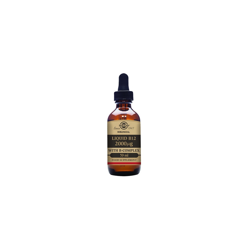 Solgar Liquid B12 2000ug With B-Complex 59 Ml Liquid