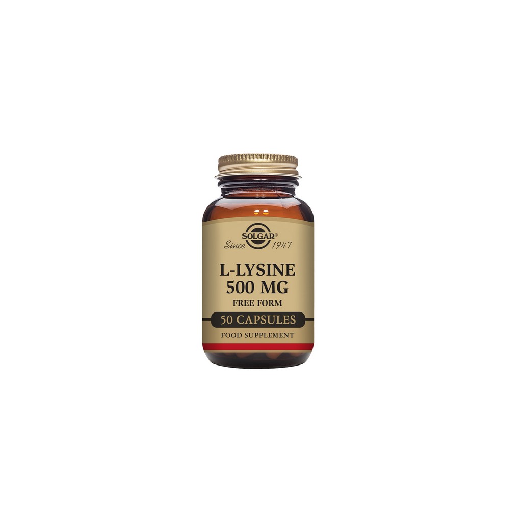 Solgar L-Lysine 500mg Vegetable Capsules