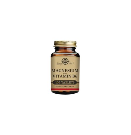 Solgar Magnesium with Vitamin B6 Tablets