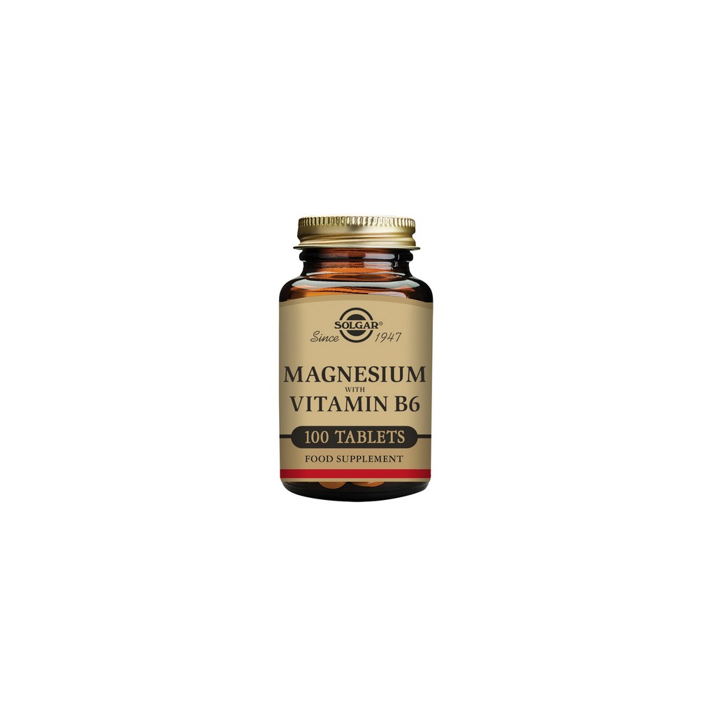 Solgar Magnesium with Vitamin B6 Tablets
