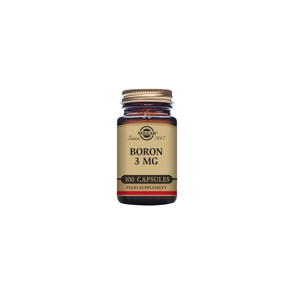 Solgar Boron 3mg 100 Vegetable Capsules