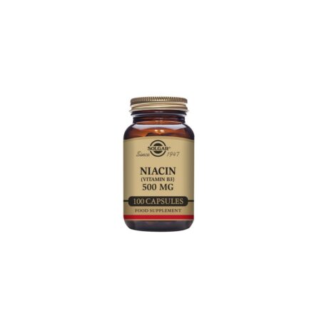 Solgar Niacin (Vitamin B3) 500mg Capsules