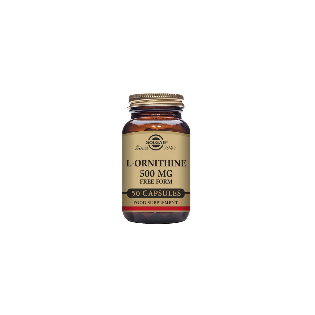 Solgar L-Ornithine 500mg Vegetable Capsules
