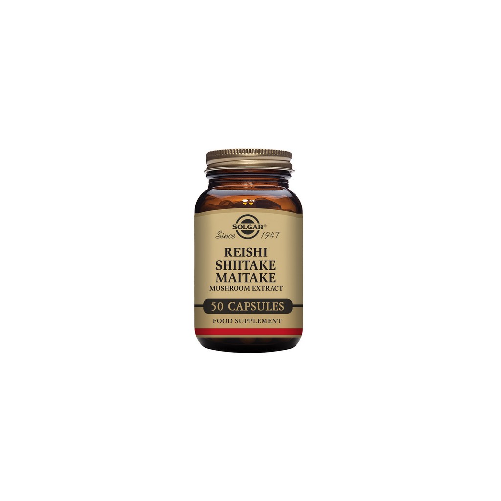 Solgar Reishi Shiitake Maitake Mushroom Extract Vegetable Capsules