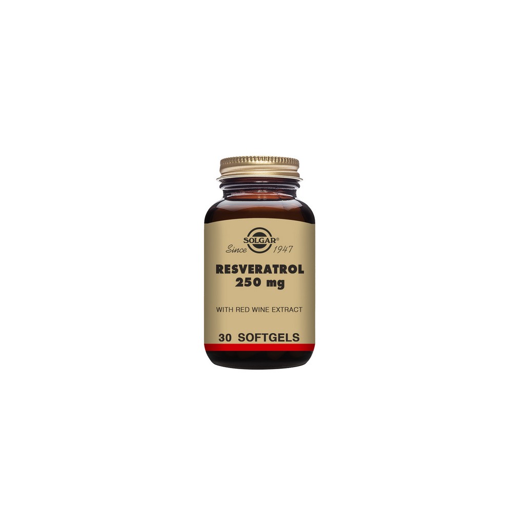 Solgar Resveratrol 250mg Softgels