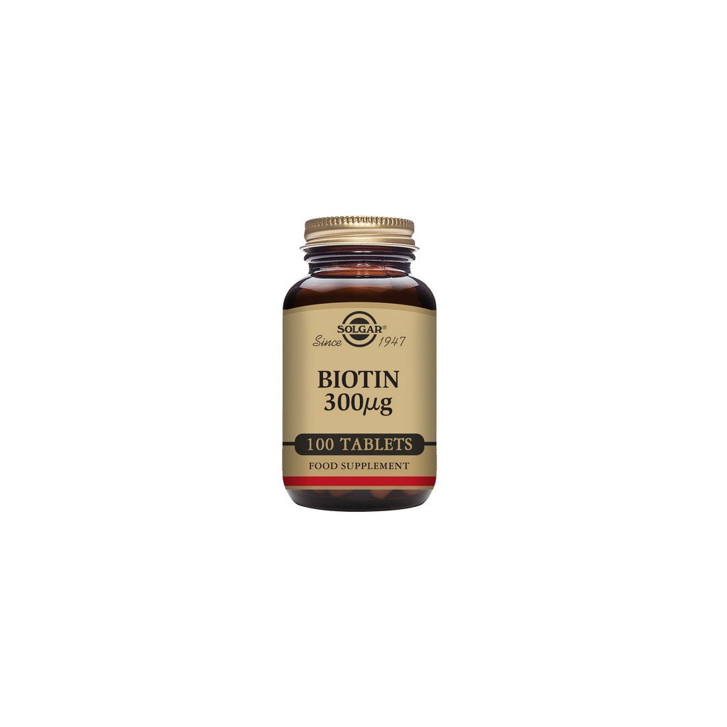 Solgar Biotin 300ug 100 Tablets