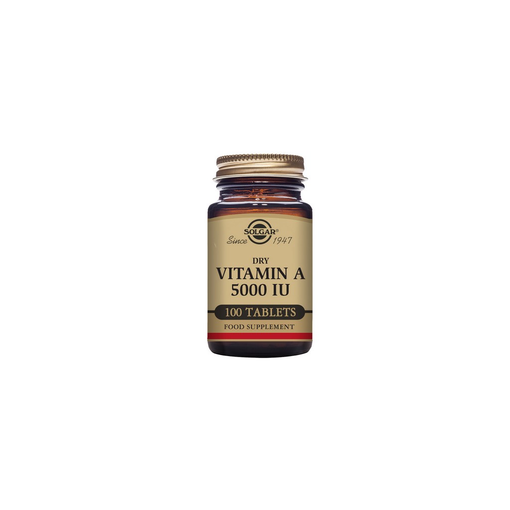 Solgar Dry Vitamin A 5000iu Tablets