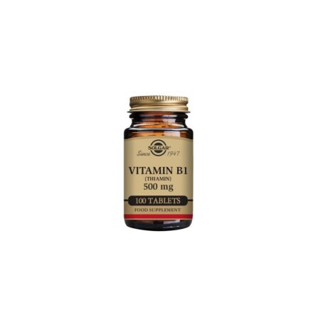 Solgar Vitamin B1 (Thiamin) 500mg Tablets