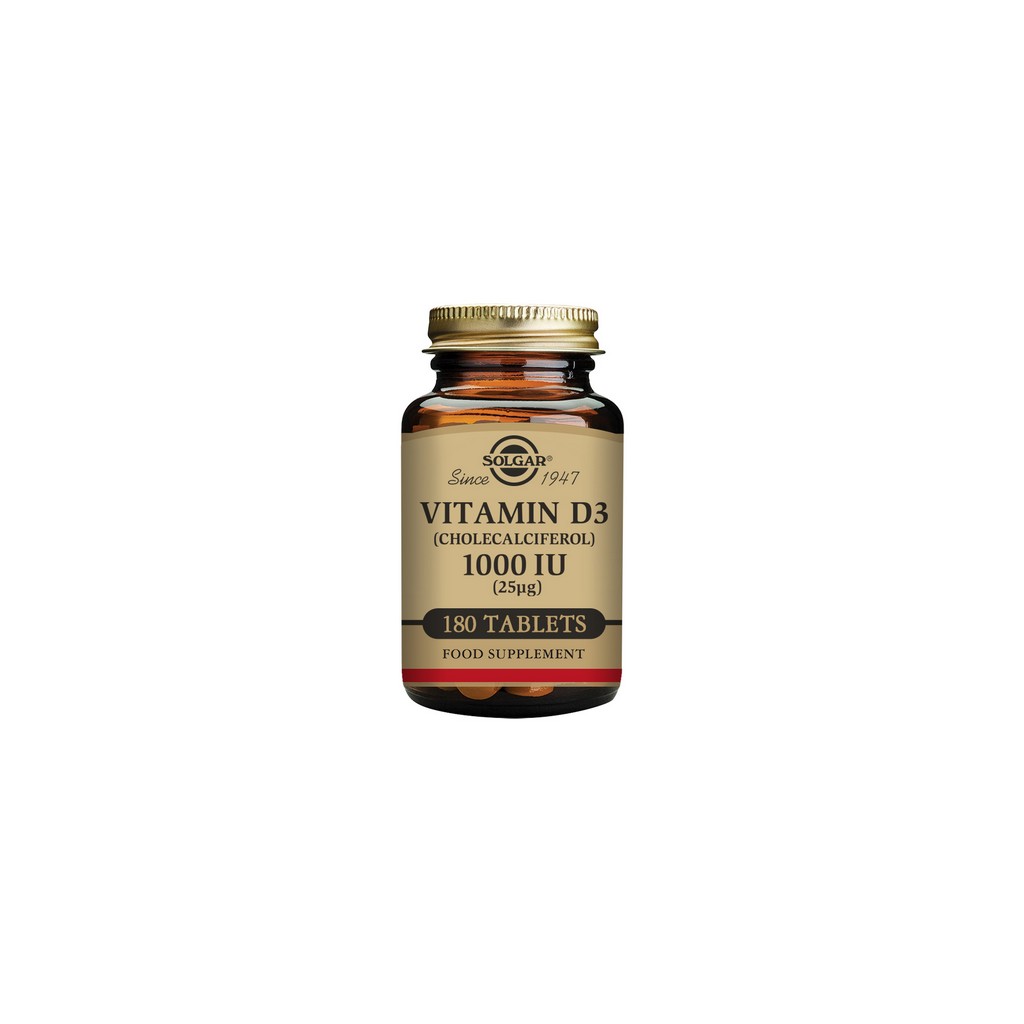 Solgar Vitamin D3 (Cholecalciferol) 1000iu (25µg)