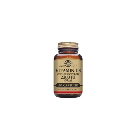 Solgar Vitamin D3 (Cholecalciferol) 2200IU (55µg)