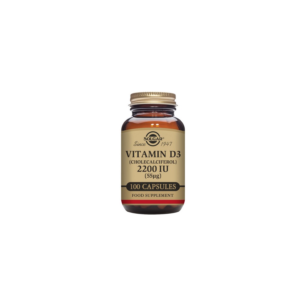 Solgar Vitamin D3 (Cholecalciferol) 2200IU (55µg)