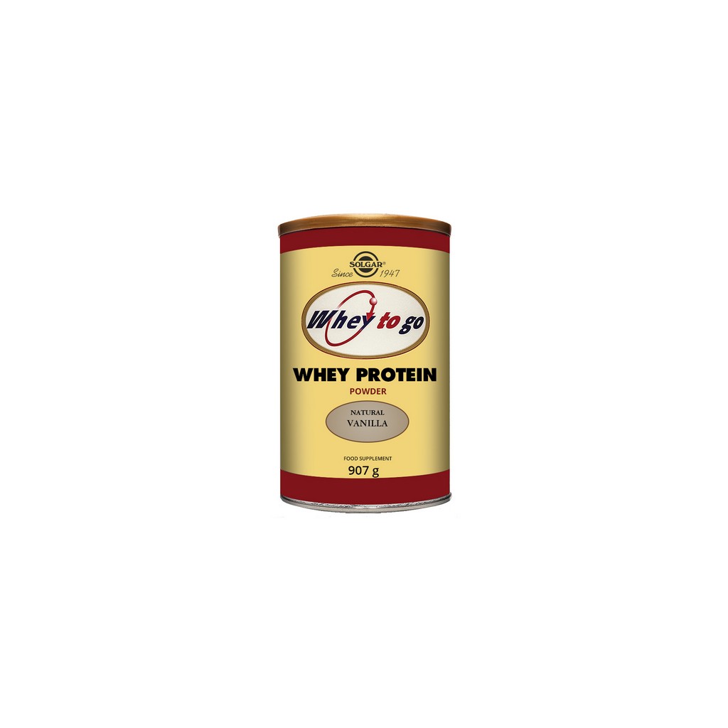 Solgar Whey To Go Natural Vanilla Flavour Protein Powder