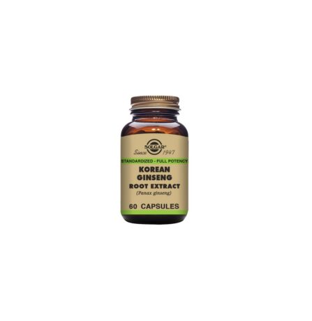 Solgar Korean Ginseng Root Extract Vegetable Capsules