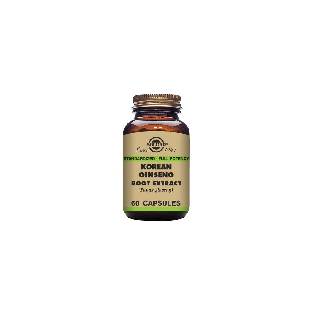 Solgar Korean Ginseng Root Extract Vegetable Capsules