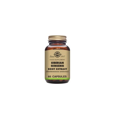 Solgar Siberian Ginseng Root Extract 60 Vegetable Capsules