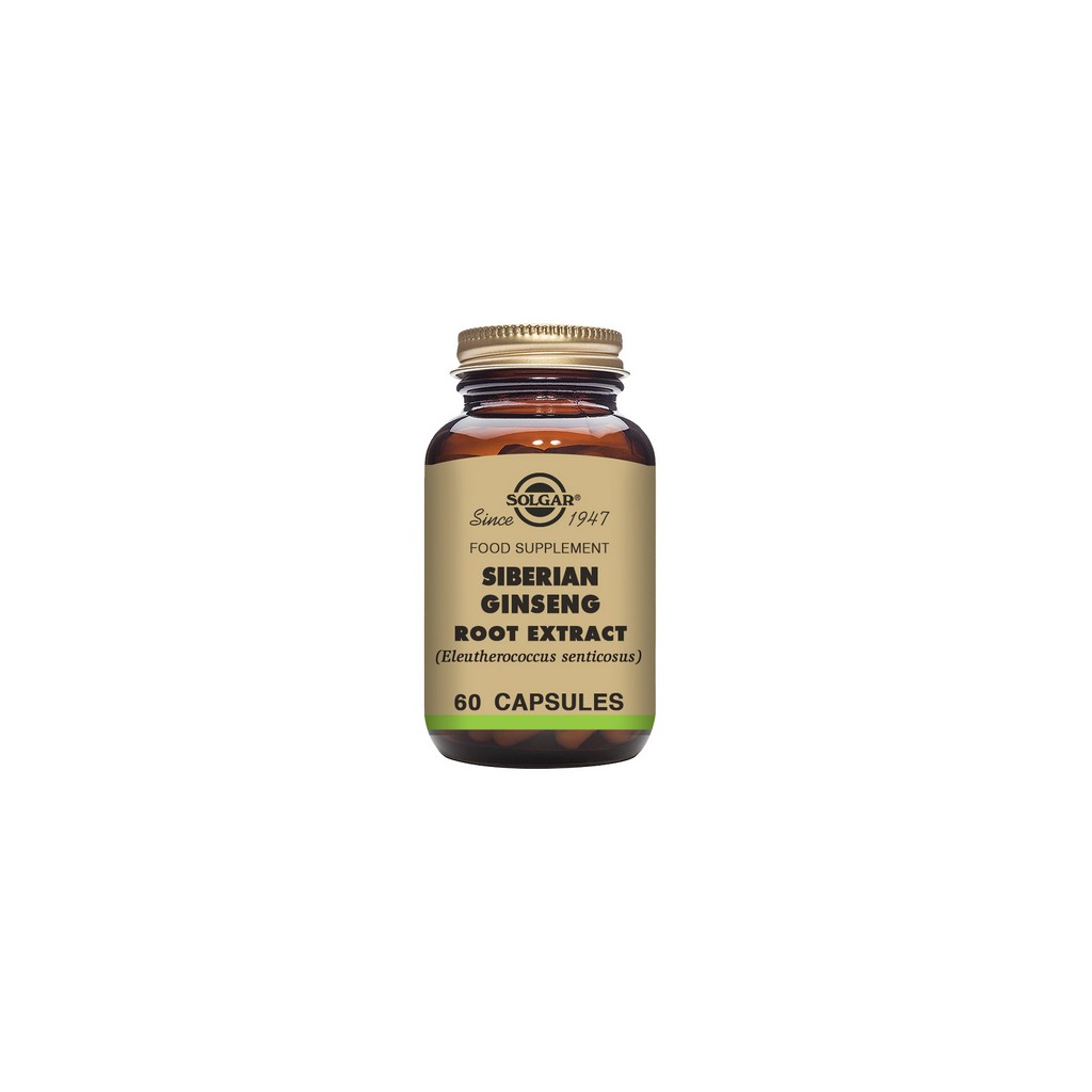 Solgar Siberian Ginseng Root Extract 60 Vegetable Capsules