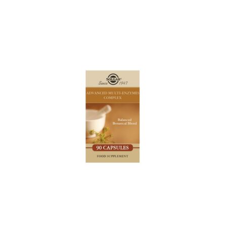 Solgar Advanced Multi-Enzyme Complex 90 Vegetable Capsules
