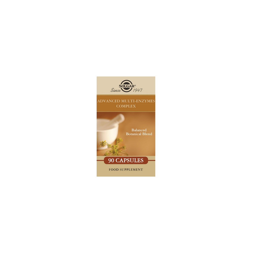 Solgar Advanced Multi-Enzyme Complex 90 Vegetable Capsules