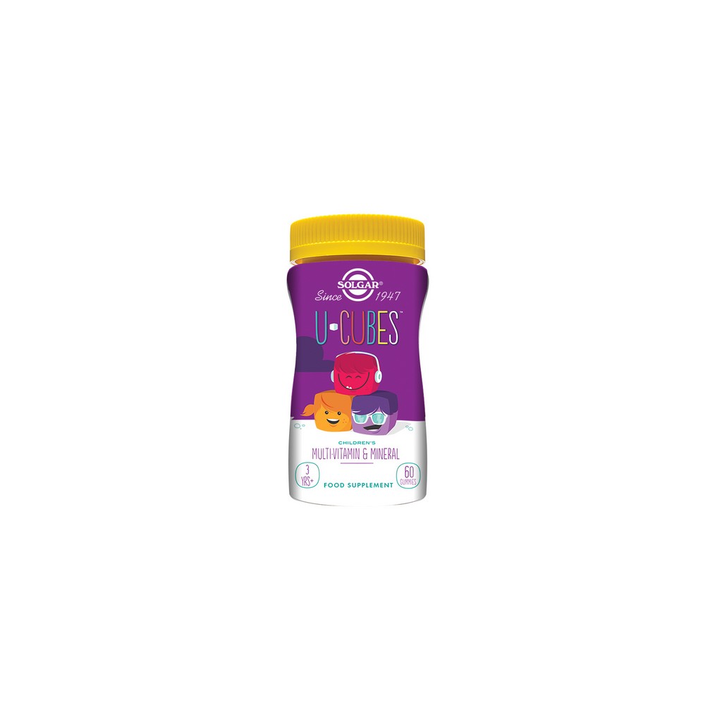 Solgar U-Cubes Children's Multi-Vitamin and Mineral Gummies