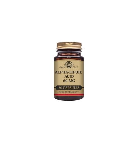 Solgar Alpha-Lipoic Acid 60mg 30 Vegetable Capsules