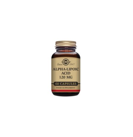 Solgar Alpha-Lipoic Acid 120mg 60 Vegetable Capsules