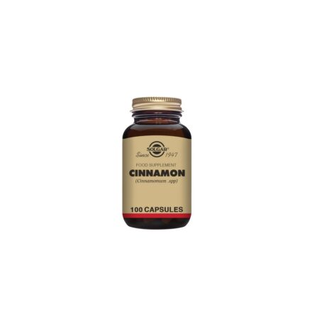 Solgar Cinnamon 100 Vegetable Capsules