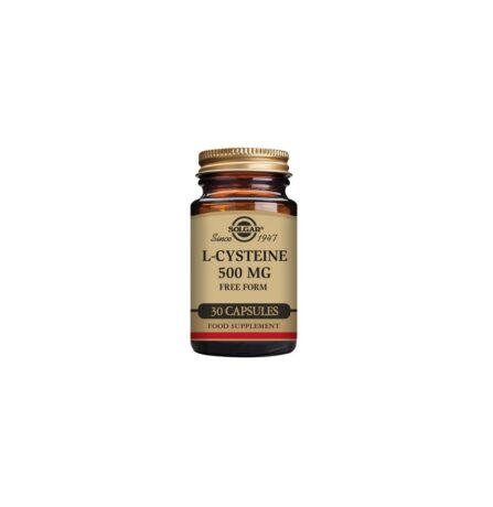 Solgar L-Cysteine 500mg Vegetable Capsules