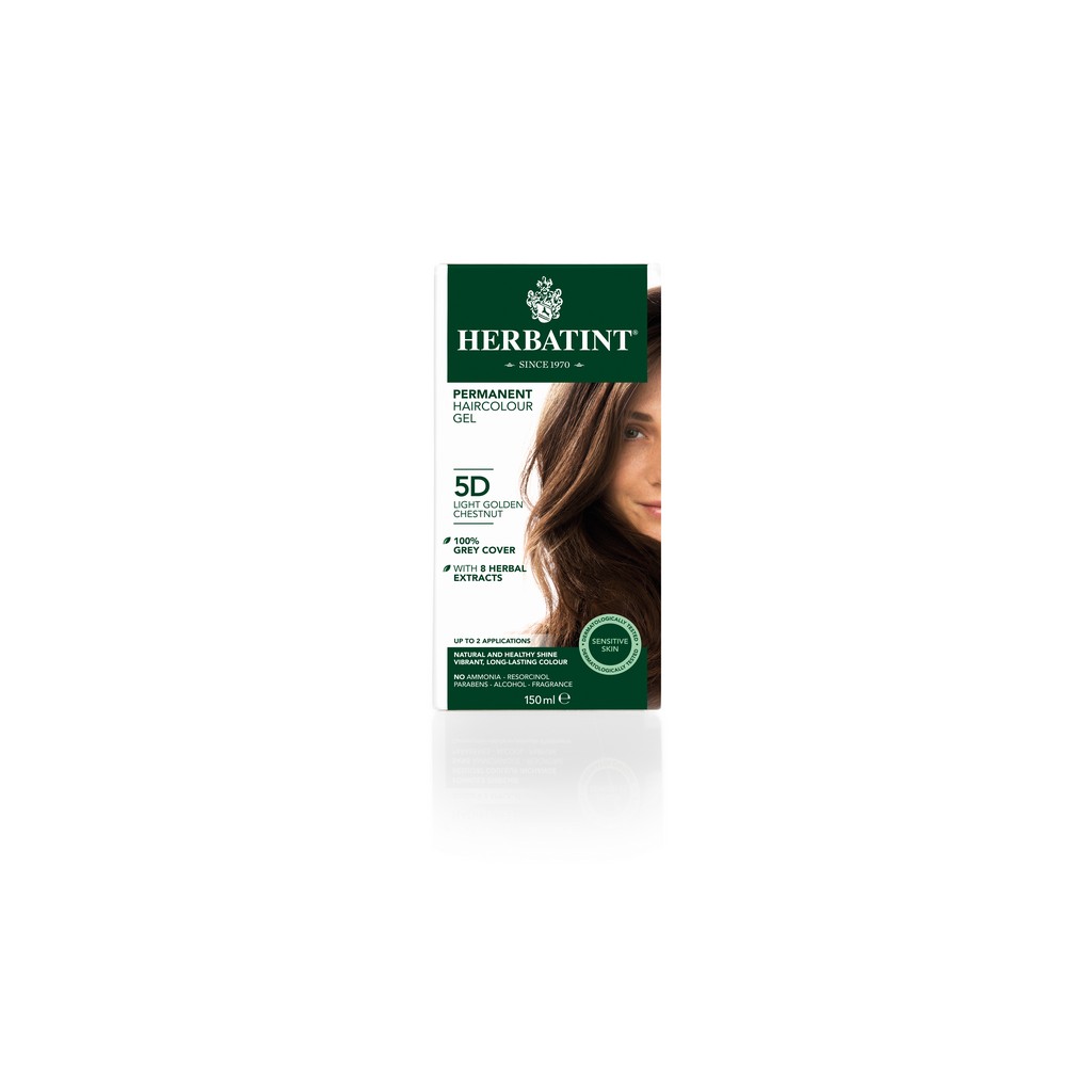 Herbatint 5D – Light Golden Chestnut Ammonia Free Hair Colour