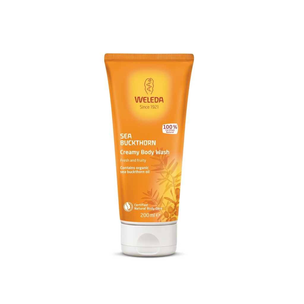 Weleda Sea Buckthorn Creamy Body Wash 200ml