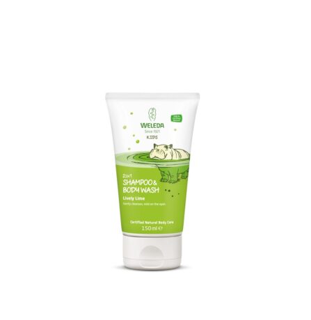 Weleda Kids 2 in 1 Shampoo & Body Wash Lively Lime 150ml