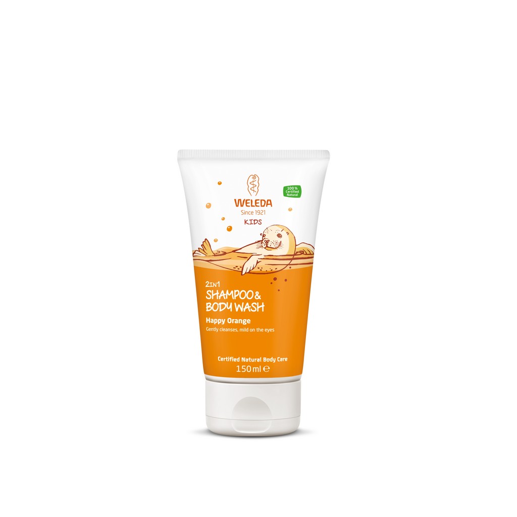Weleda Kids 2 in 1 Shampoo & Body Wash Happy Orange 150ml