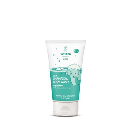 Weleda Kids 2in1 Shampoo and Body Wash Mighty Mint 150ml