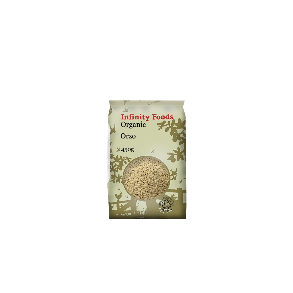 Infinity Organic White Orzo 450g