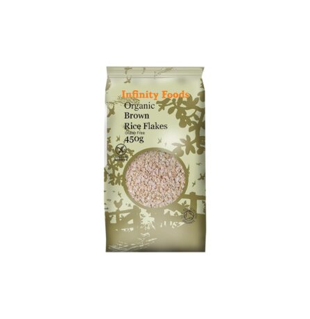 Infinity Organic Brown Rice Flakes 450g