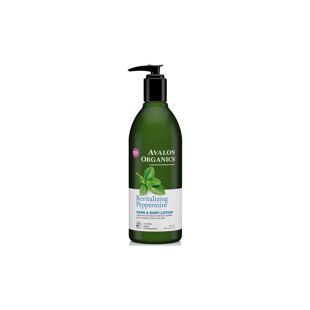 Avalon Peppermint Hand and Body Lotion 340g