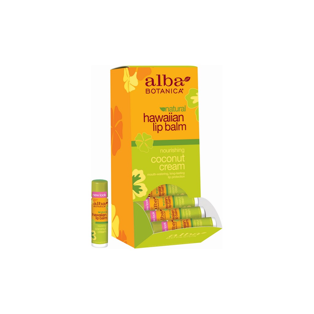 Alba Botanica HW Lip Balm Coconut Cream