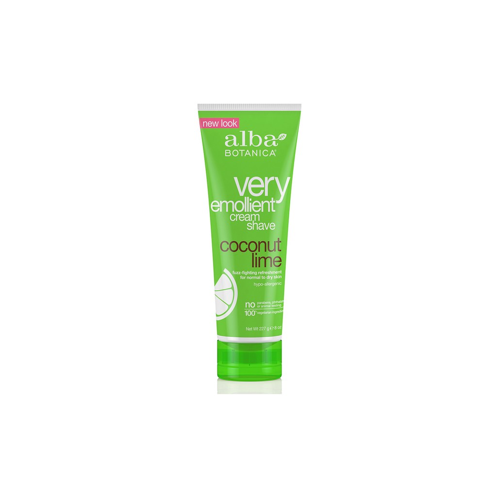 Alba Botanica Shave Cream Coconut Lime