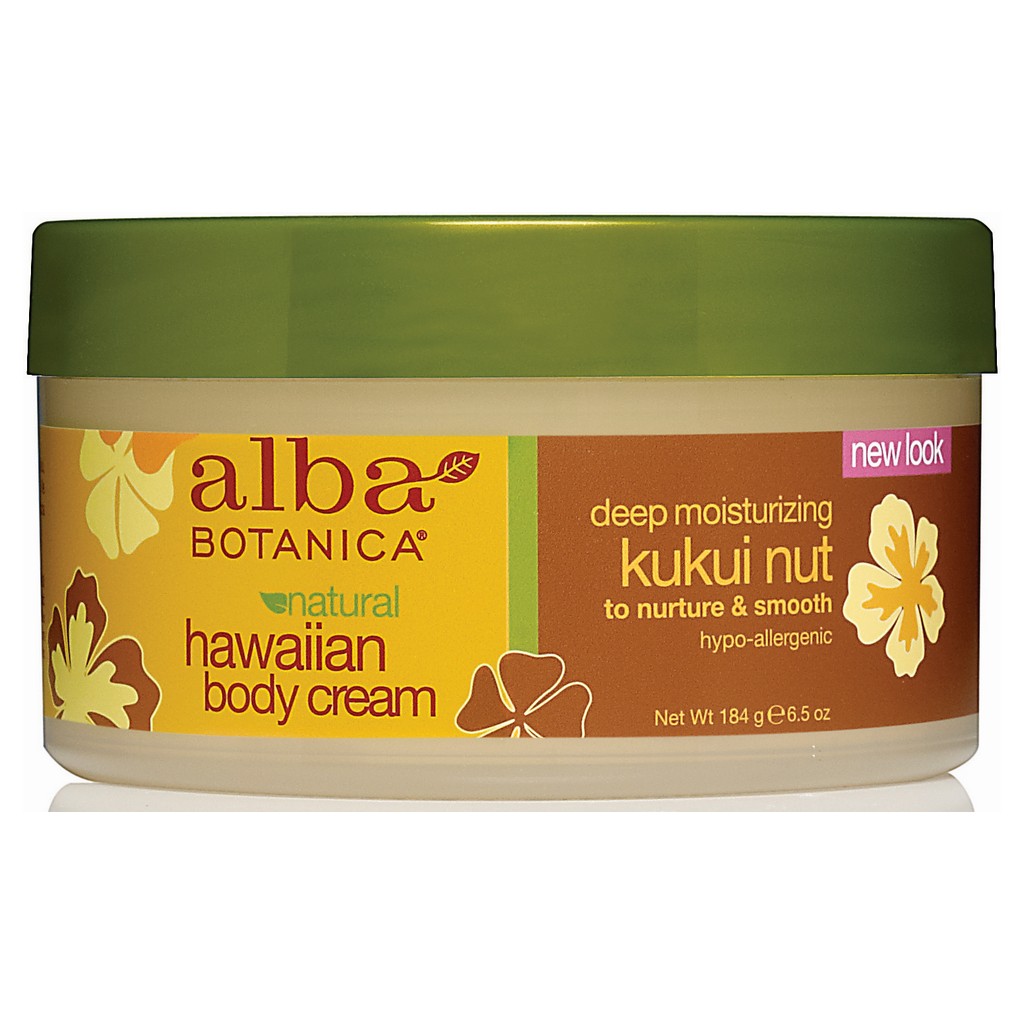 Alba Botanica Kukui Nut Body Cream 180g