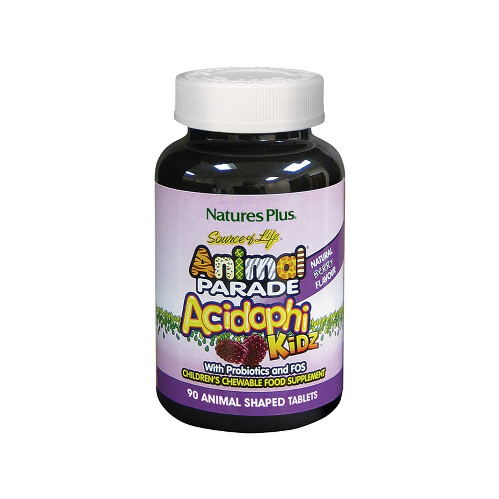 Nature's Plus Animal Parade Acidophikidz 90 Chewables