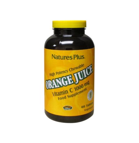 Nature's Plus Orange Juice C 1000mg 60 Chewables