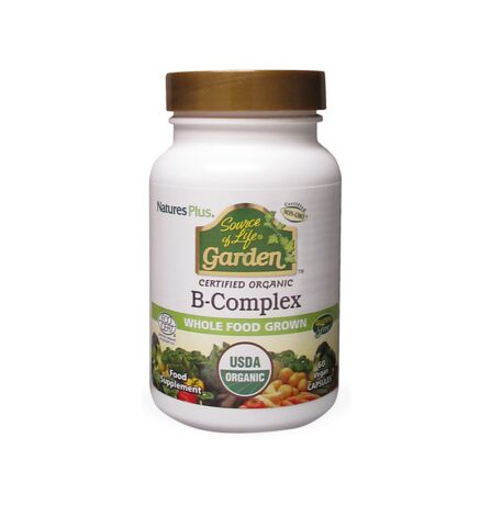Nature's Plus Source Of Life Garden Organic B Complex 60 Capsules
