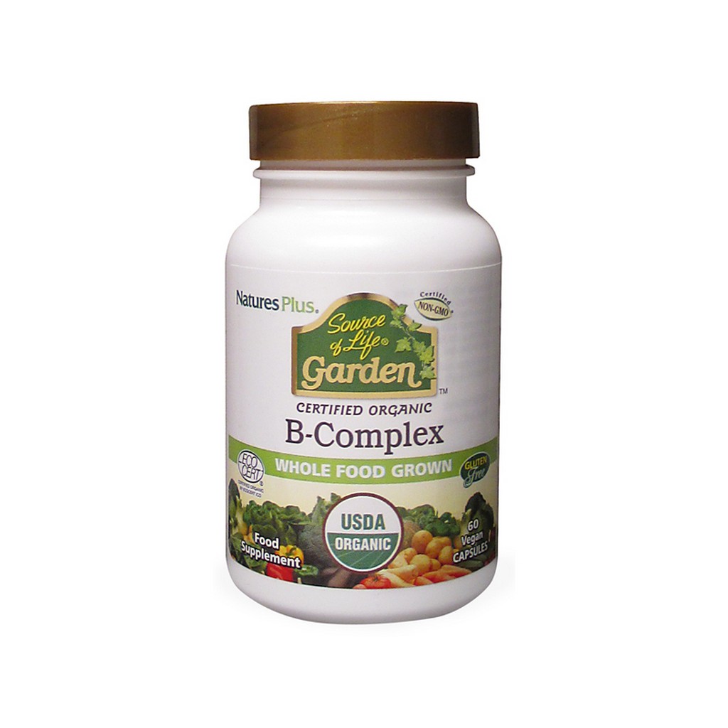 Nature's Plus Source Of Life Garden Organic B Complex 60 Capsules