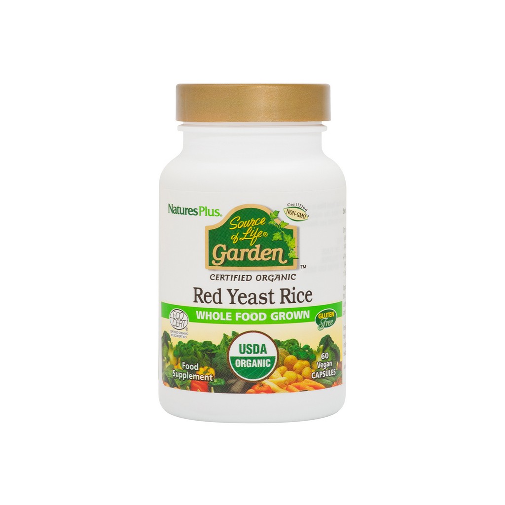 Nature's Plus Source Of Life Garden Organic Red Rice 600mg 60 Capsules