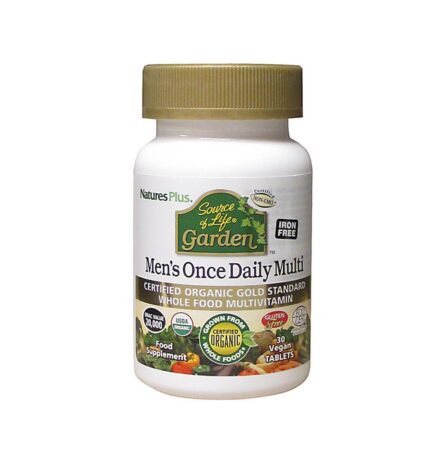 Nature's Plus Source Of Life Garden Organic Mens Daily 30 Tablets