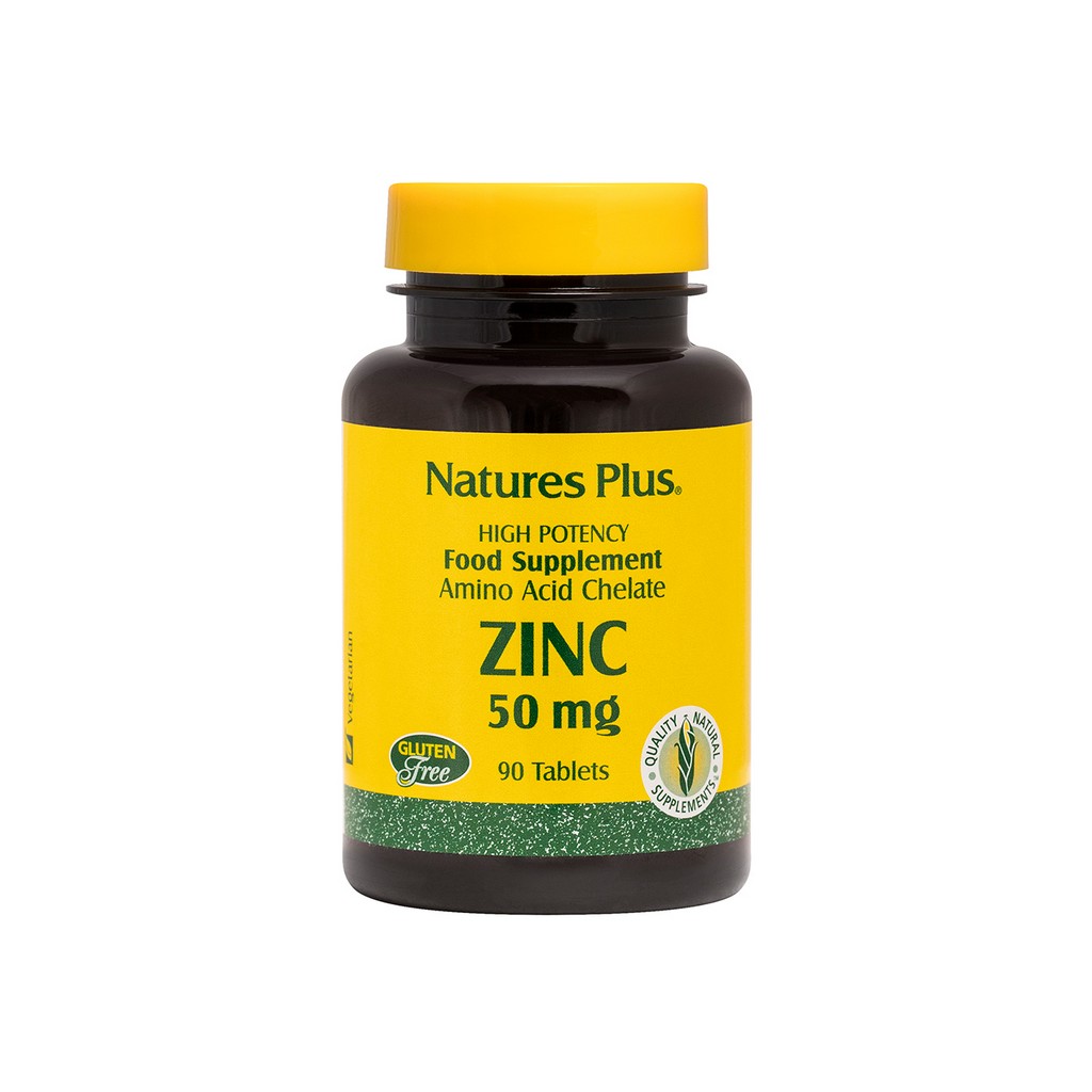 Nature's Plus Zinc 50mg 90 Tablets